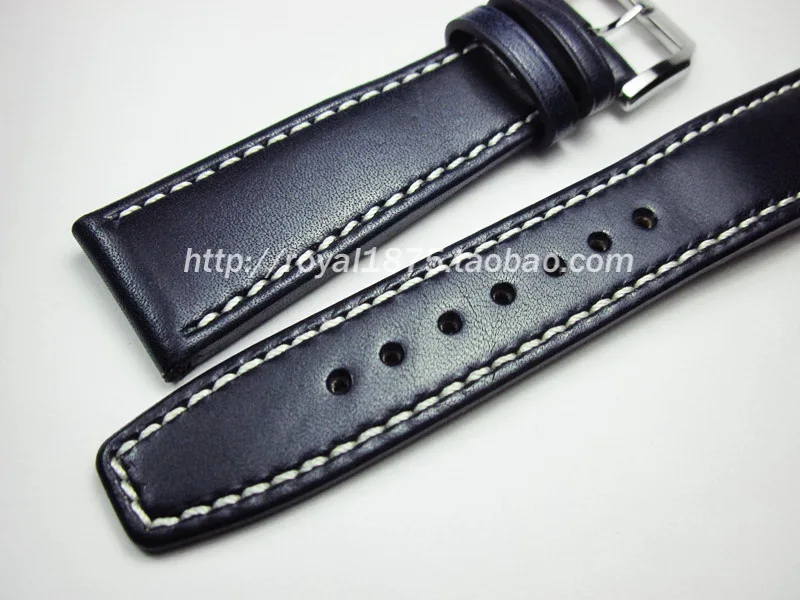 Pour Hamilton Montre Bracelet en Cuir Noir Fermoir//Boucle 18 19 20 21 22mm