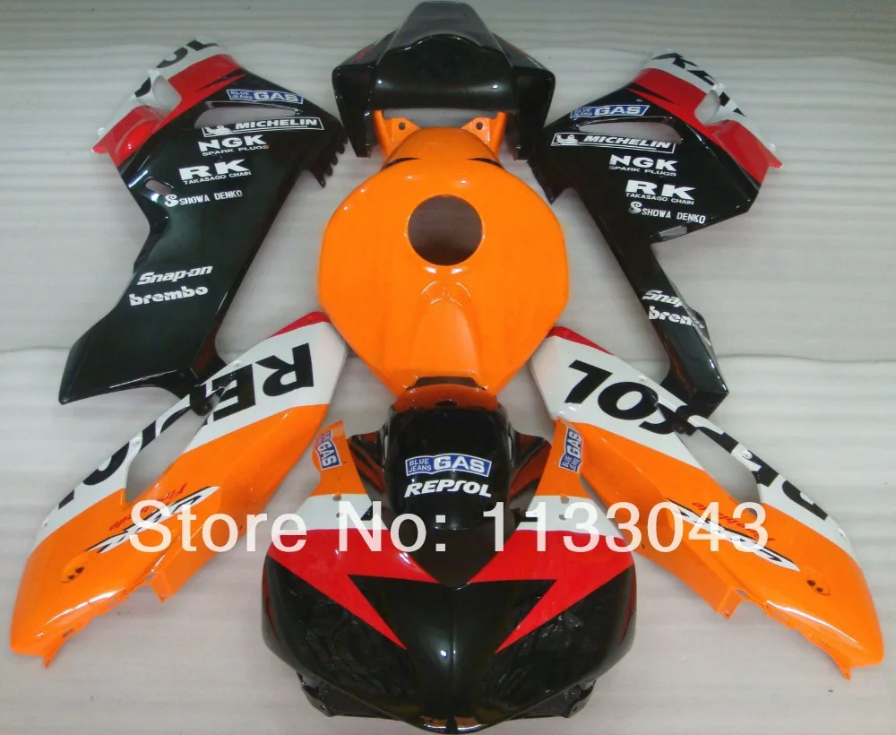 REPSOL 100% Обтекатели под давлением для HONDA CBR1000RR 04 05 CBR1000 RR 2004 2005 CBR 1000RR комплекты