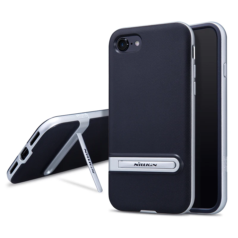 N illkin TPU +ต่อPC frostedกลับปกคลุมด้วยปรับที่วางขาตั้งสำหรับip hone 7กรณีถุงโทรศัพท์ปก(4.7นิ้ว)สำหรับiphone7กรณี
