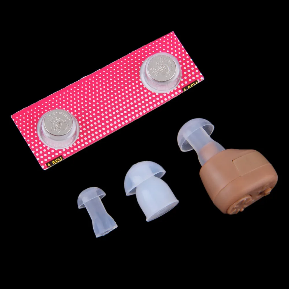 

Mini Sound Amplifier Ear Aid Adjustable Tone Battery Powered Hearing Aid a good choice for you to qualify your listening