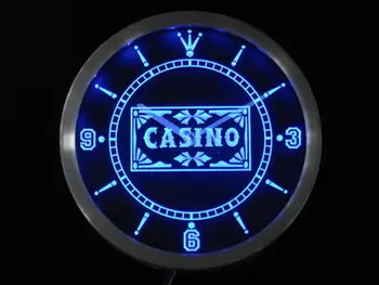 

nc0358 Casino Poker Game Room Bar Beer Neon Sign LED Wall Clock