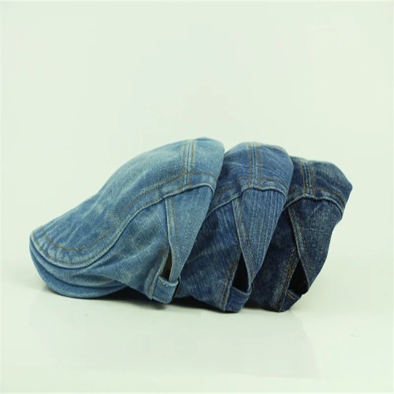 New Fashion Berets Hats Men Casquette Cap Classic Denim Spring Summer Boinas Women Beret Hats Outdoor Visors Sun Caps Ajustable