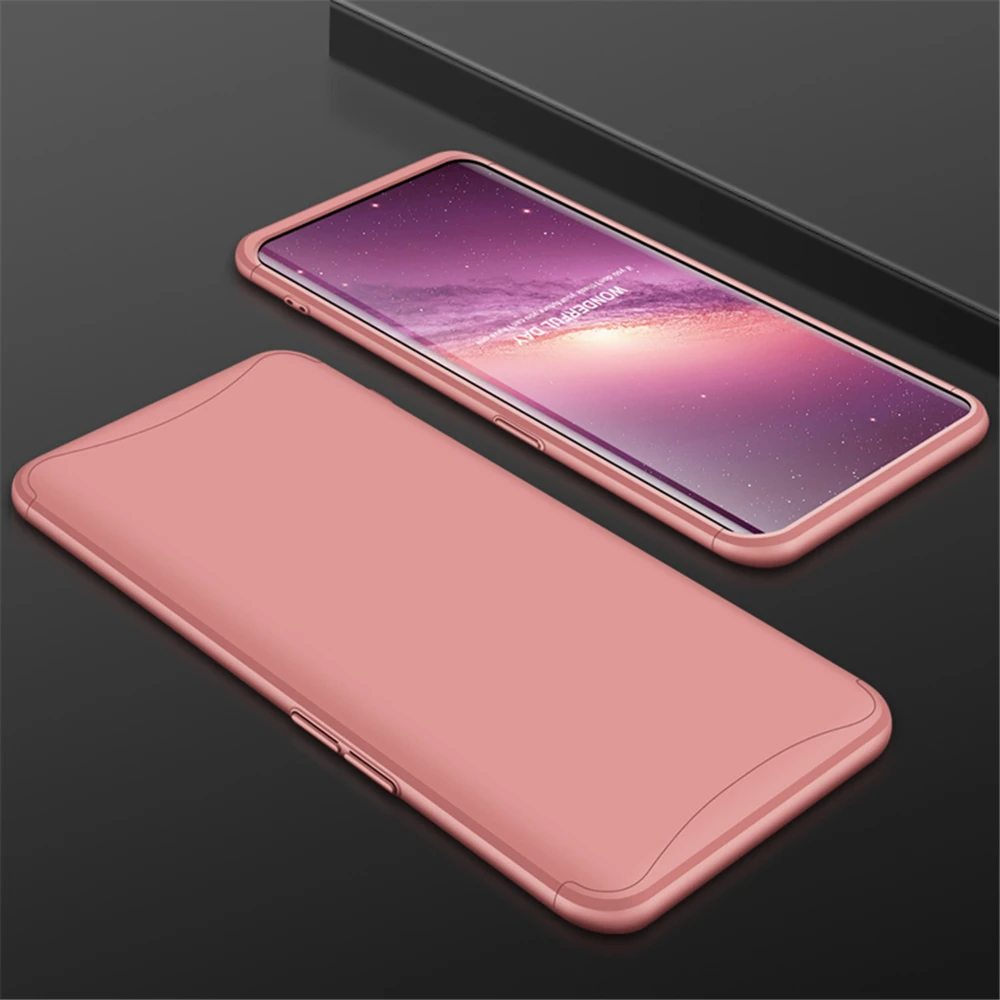 Voppton Hybrid 3 in 1 Hard PC Case for OPPO Find X Case Luxury 360 Full Protection armor Back Cover for OPPO Find X Fundas (12)