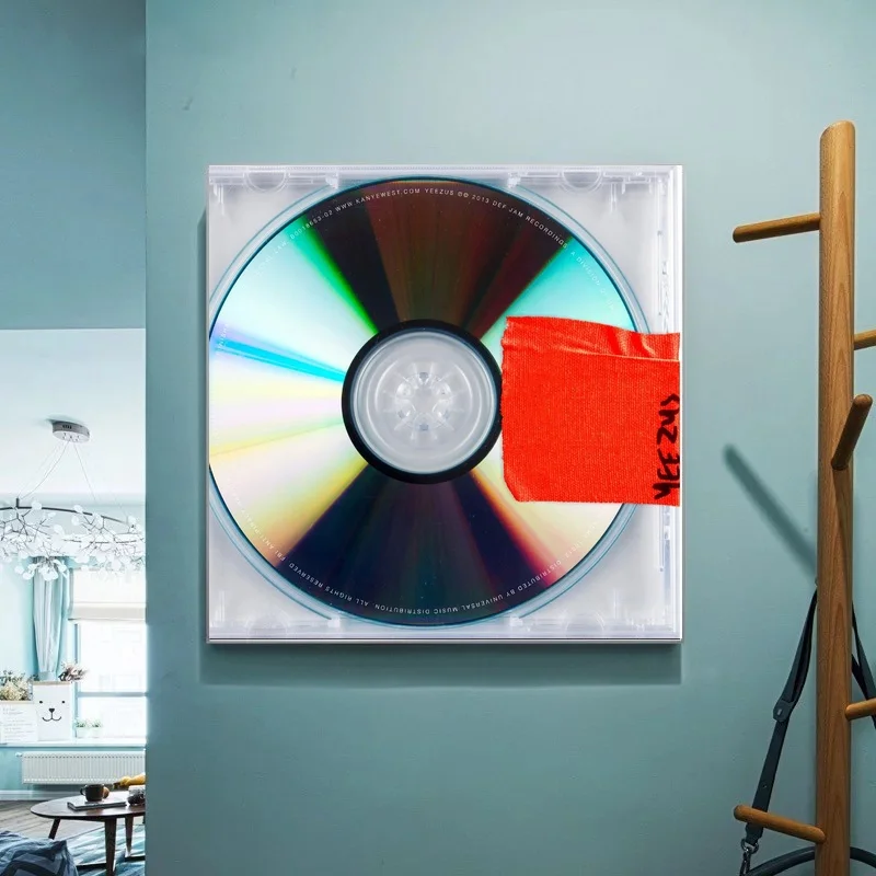Постер Kanye West Yeezus в стиле хип хоп 2013 Обложка альбома искусство холст музыка рок