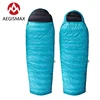 AEGISMAX – sac de couchage en duvet d'oie blanc EPLUS 400, Camping en plein air printemps automne 800FP, enveloppe en Nylon épissable ► Photo 2/4