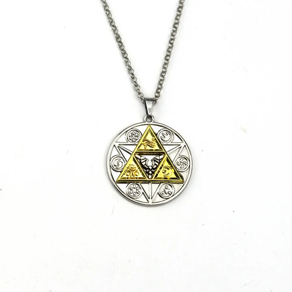 New Game The Legend of Zelda Necklace Magic Coin Pendant Fashion Link Chain Necklaces & Pendants