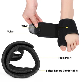 

2PCS Toe Separator Soft Bunion Corrector Splint Orthopedic Pedicure Medical Device Hallux Valgus Thumb Adjuster Feet Care Tool