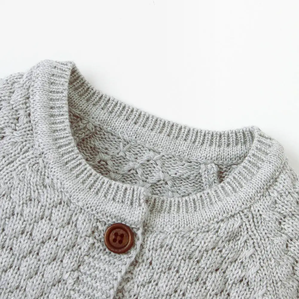 Осенне-зимняя одежда для малышей однотонные вязаные комбинезоны с длинными рукавами для новорожденных мальчиков и девочек детский комбинезон детские комбинезоны