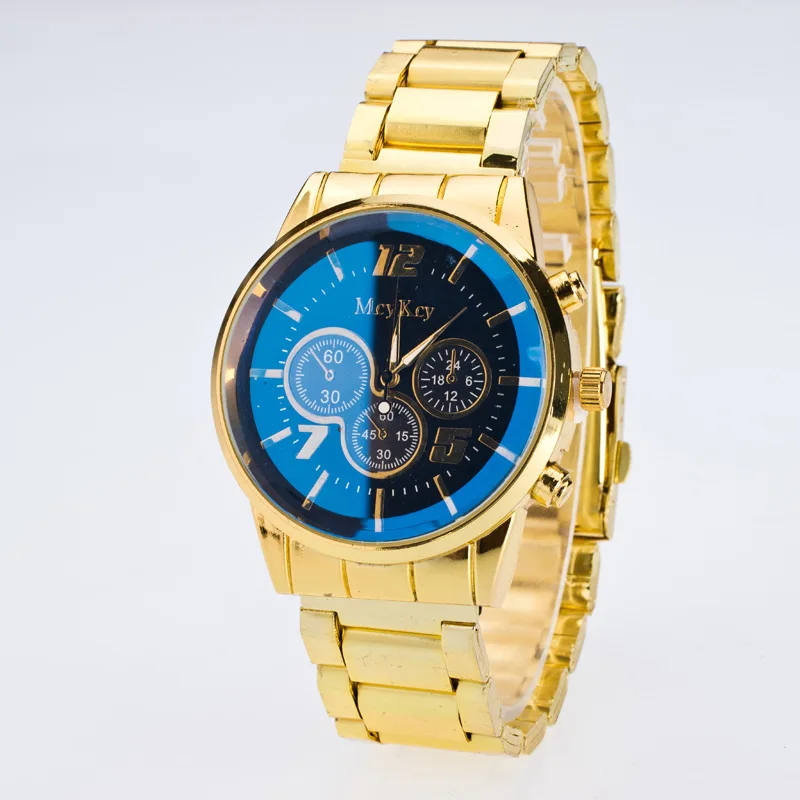 2017 new fashion watch gold color mens watches casual top brand luxury hot selling men watch - Color Watches 2017 new fashion watch gold color mens watches casual top brand luxury hot selling men watch - Color Watches