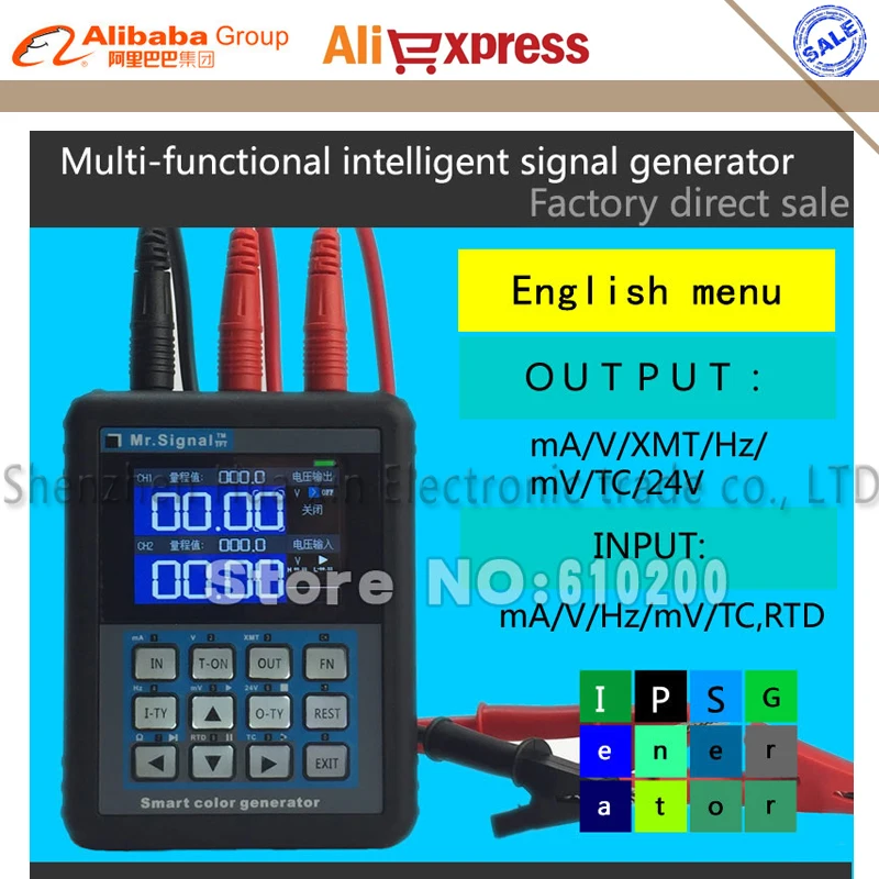 

MR2.0 PRO+ 4-20mA calibration Current voltage Signal Pressure Display Signal generator DDS+B,S,K,E,R,J,T,N Thermocouple output