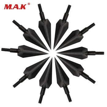 

6pcs Arrow Archery Hunting Shooting Arrowhead Tip Point 125 Grain Steel for DIY Bow and Arrow Archery Hunting Shooting