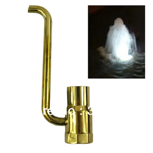 

New 1.0" DN25 Brass Gushing Air Added Bubbling Spring Fountain Nozzle Spray Head for Garden Pond Fountain
