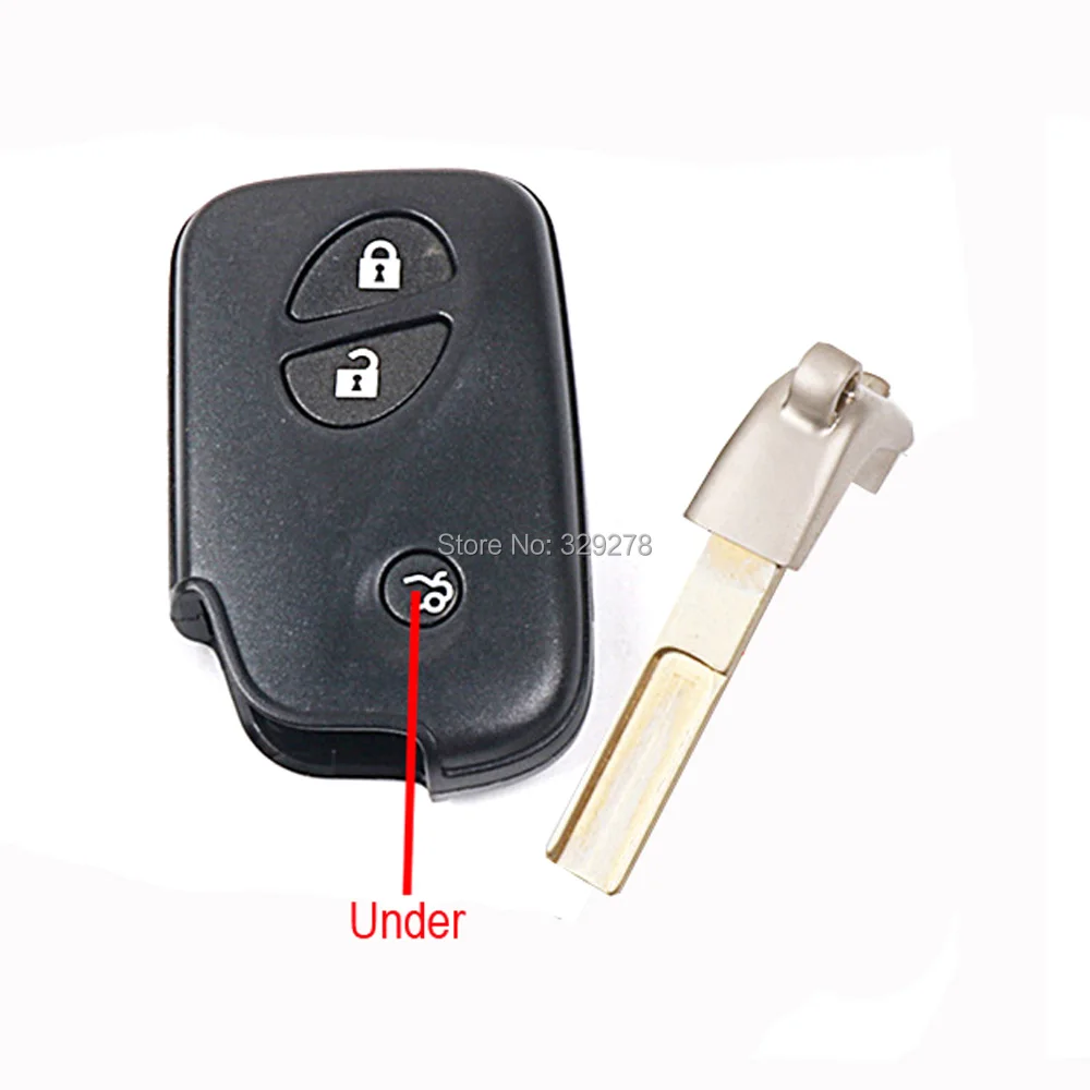 5 шт./лот Замена ключи от машины 4 кнопки дистанционного Smart Key Shell для Lexus ES350 GS350 GS450h IS250 IS350 LS460 ключ крышка - Цвет: new style blade (B)