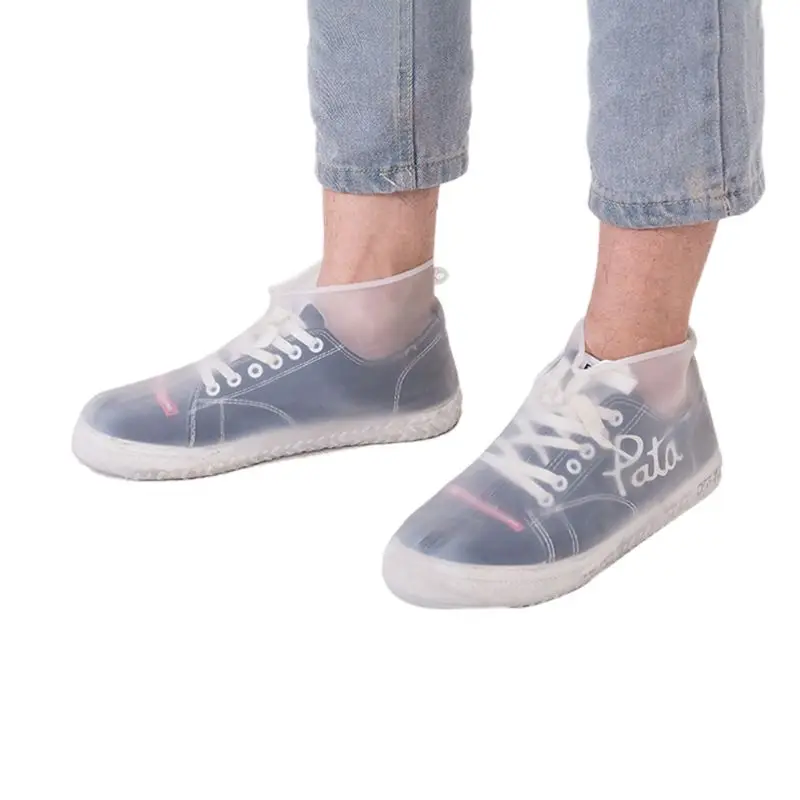 

Silicone Waterproof Shoes Cover Protector Non-Slip Overshoes Snow Rain Boot Reusable Washable Outdoor Cycling For Kids Men Women
