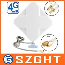 Venda quente 35dBi 4G Antena Com Conector Para Huawei E392 TS9 E398 E589 E5372 E5375 E5756 E5776