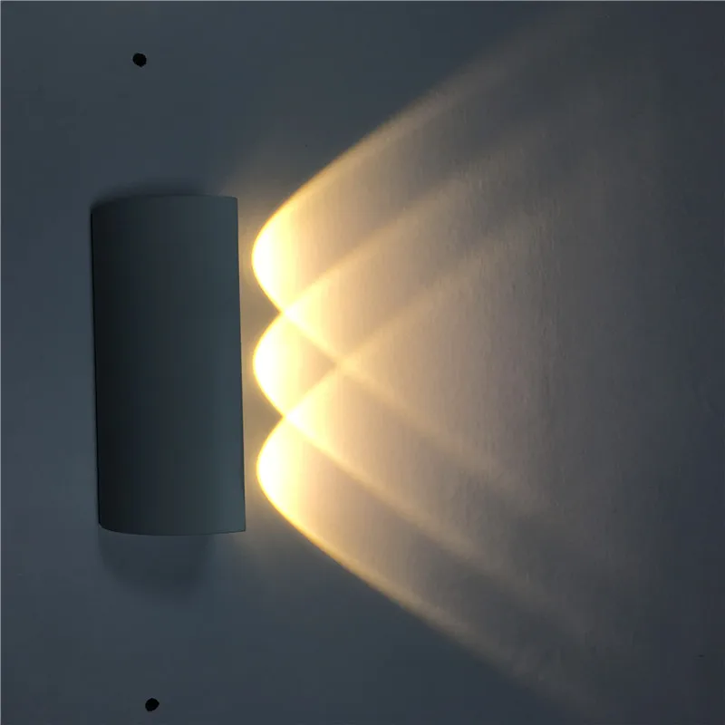 Interior ao ar Livre para Baixo Lâmpadas de Parede à Prova Dwaterproof Luz de Parede Água Iluminação Superfície Montado Led Branco - Preto Casa Jardim Varanda Luz 3w 9 5 Cheap Luminárias de parede externas