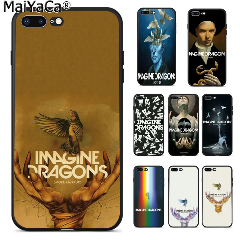 

MaiYaCa Imagine Dragons Fashion Fun Dynamic phone case for Apple iPhone 8 7 6 6S Plus X 5 5S SE XS XR XS MAX