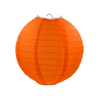 AJP round waterproof cloth lantern Outdoor Grand Event lantern folding nylon Lantern wedding birthday party Festival lantern - Цвет: orange