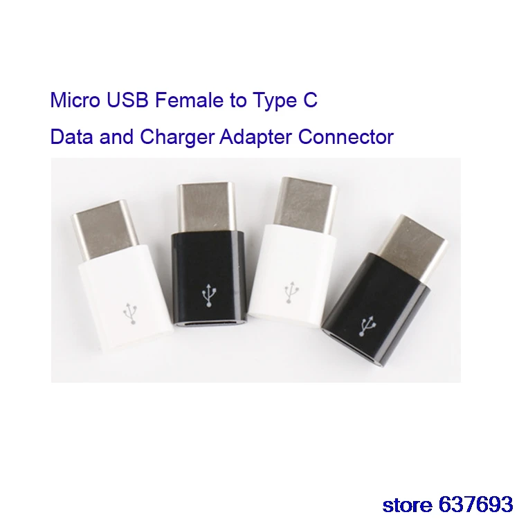 Разъем Micro USB Мама к штекеру Type C папа|Переходники и адаптеры| |
