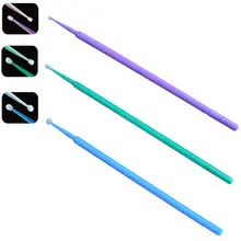 10 шт одноразовые наращивания Ресниц Микро Кисти индивидуальные Аппликаторы тушь для ресниц палочки инструменты ватные палочки Красота Макияж инструмент