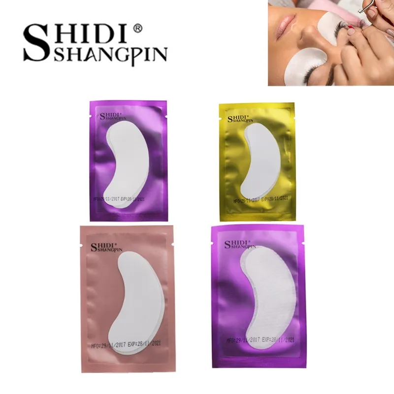 

SHIDISHANGPIN 5/10 Pairs New Paper Patches Eyelash Under Eye Pads Lash Eyelash Extension Eye Tips Sticker Wraps Make Up Tools