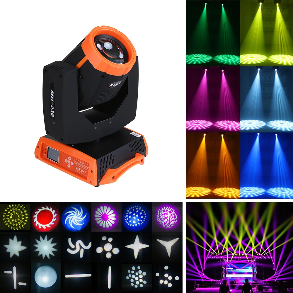 230 Вт RGBW DMX512 движущиеся головки дискотечный сценический светильник с