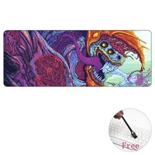 80*30 cm גדול Gaming Mouse pad Hyper חית עבור CS ללכת L XL מחצלת גרנדה AWP עבור CSGO גיימר משטח עכבר משחק מחשב muismat 800x300mm(China)