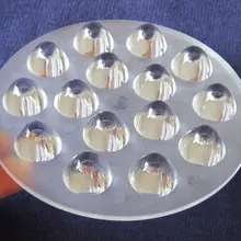 NJF-109.8 высокого качества большая мощность светодиодная оптическая линза, Размер линзы: 109,8X11,2 мм, степень: 30, чистая поверхность, pmma-материалы