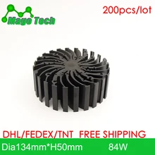 Ø134*50 мм модульный светодиодный Звездный кулер для низкого и высокого зональное освещение led Grow Light радиатор 36 монтажные отверстия для всех марок COB