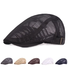 Летний берет шляпа для мужчин и женщин плоский Плющ кепки винтажные новости мальчик Регулируемый головной убор дышащая Солнцезащитная шляпа Кепка «Утконос»