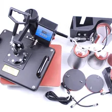 8 в 1 комбинированная машина передачи тепла термопресс машина для кружка Кепка тарелка футболка печатная машина 8в1 термомашина