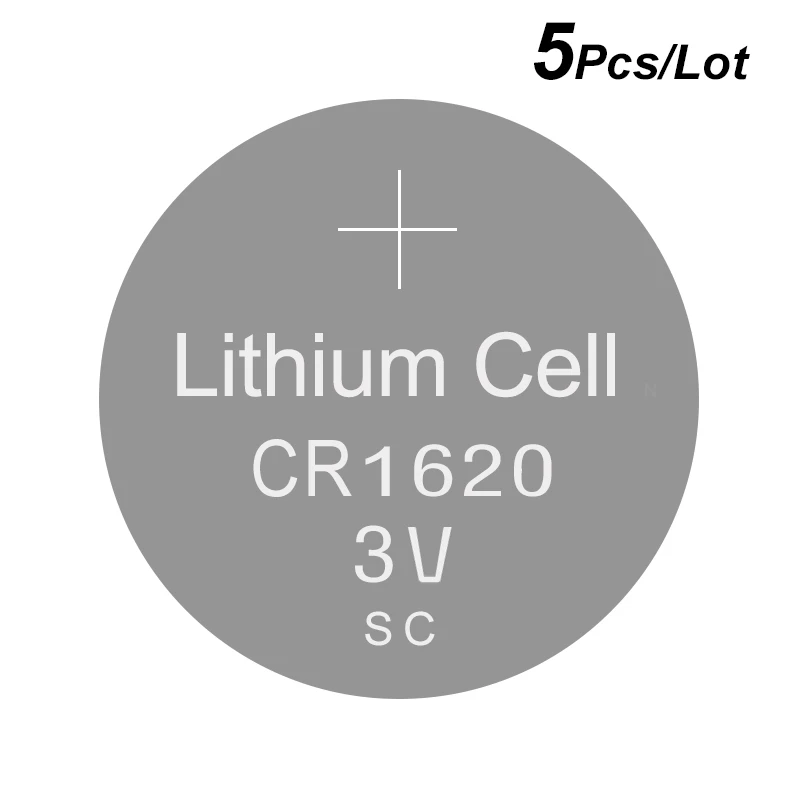 Lithium Coin Cell Battery 3V CR1620 Replace 280 208 5009LC BR1620 BR1620 1W CR1620 1W DL1620