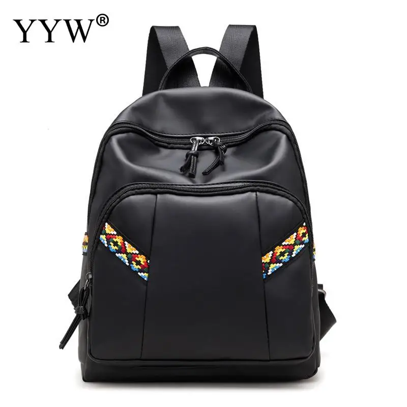 PU Leather Easy Matching Black Backpacks Women Backpack Softbag Surface Print Large Capacity Knapsack Female Fashion Schoolbags PU Leather Easy Matching Black Backpacks Women Backpack Softbag Surface Print Large Capacity Knapsack Female Fashion Schoolbags