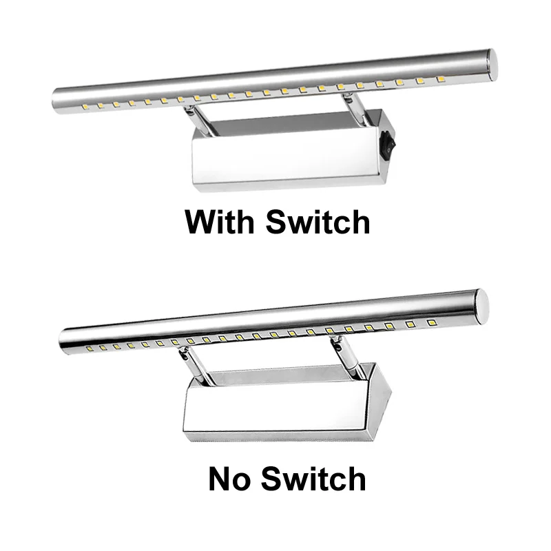 Приспособление для ванной комнаты, туалетный Макияж, настенный светильник s, простой модный 3 Вт 5 Вт 7 Вт, светодиодный настенный светильник 30 см, зеркальный светодиодный светильник