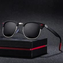 2019 Brand Design Fashion Semi Rimless Polarized Sunglasses Men Women Classic Half Frame Sun Glasses UV400 Oculos De Sol P3016 2019 Brand Design Fashion Semi Rimless Polarized Sunglasses Men Women Classic Half Frame Sun Glasses UV400 Oculos De Sol P3016