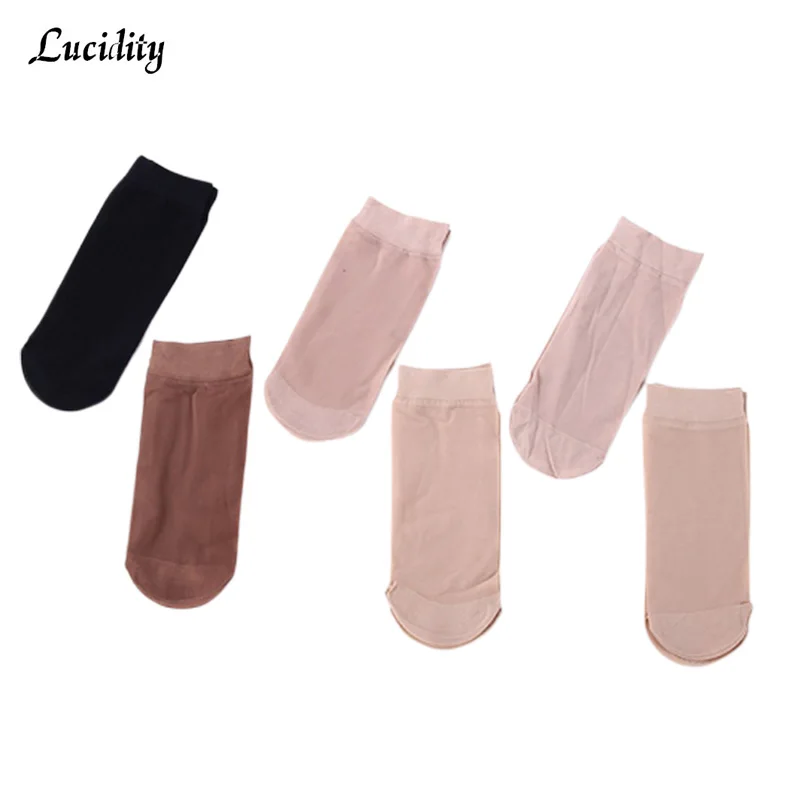 

Socks Summer Thin Ladies Velvet Short Wire Socks Invisible Woman Transparent Nylon Socks Female 10pairs/lot=20pieces