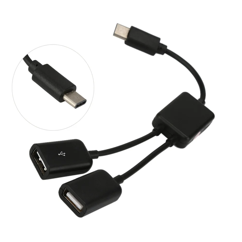 

CARPRIE Usb Hub 3.1 High Quality Type C Usb Hub USB 3.1 Typec USB To Dual 2 Port Hub Adapter For PC Laptop Macbook Windows8 #4