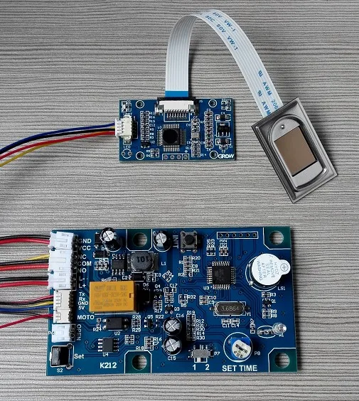 R303 fingerprint reader and K212 fingerprint control board