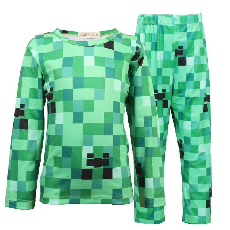 Halloween Kid Boys Minecraft Halloween Costume Children Teen Creeper Costumes Spring Autumn 2 Piece Set 4-12Y Halloween Kid Boys Minecraft Halloween Costume Children Teen Creeper Costumes Spring Autumn 2 Piece Set 4-12Y