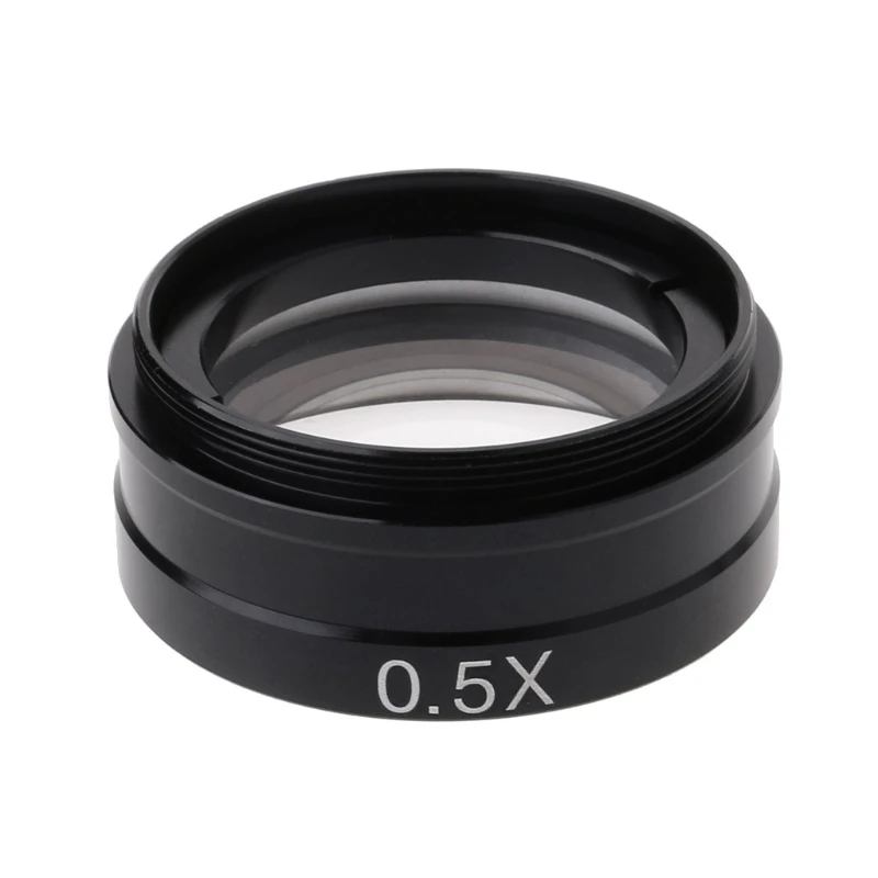 0.5X Barlow Lens Auxiliary Objective Glass for XDC-10A Microscope C-MOUNT Lens 649E