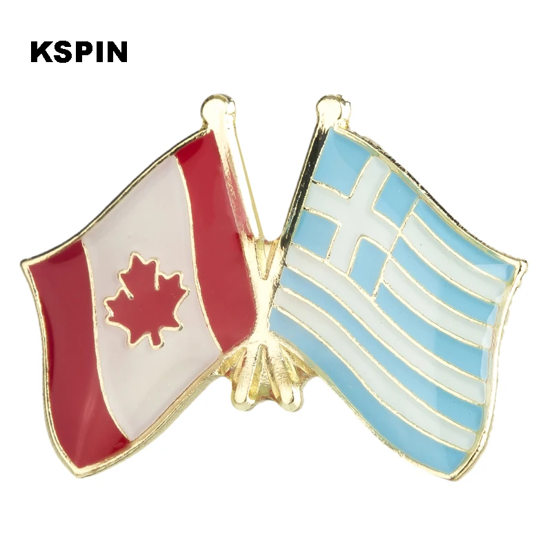 Netherlands and Turkey Friendship Badge Metal Lapel Pins for Clothes Badge on Backpack Brooch Jewelry 10pcs XY0344