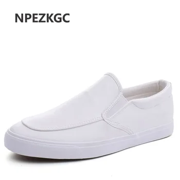 

NPEZKGC Autumn Men Sneakers Lace-Up Fashion Leather Shoes Men Casual Shoes Breathable Mens Shoes Casual Brand Men Sneakers Man