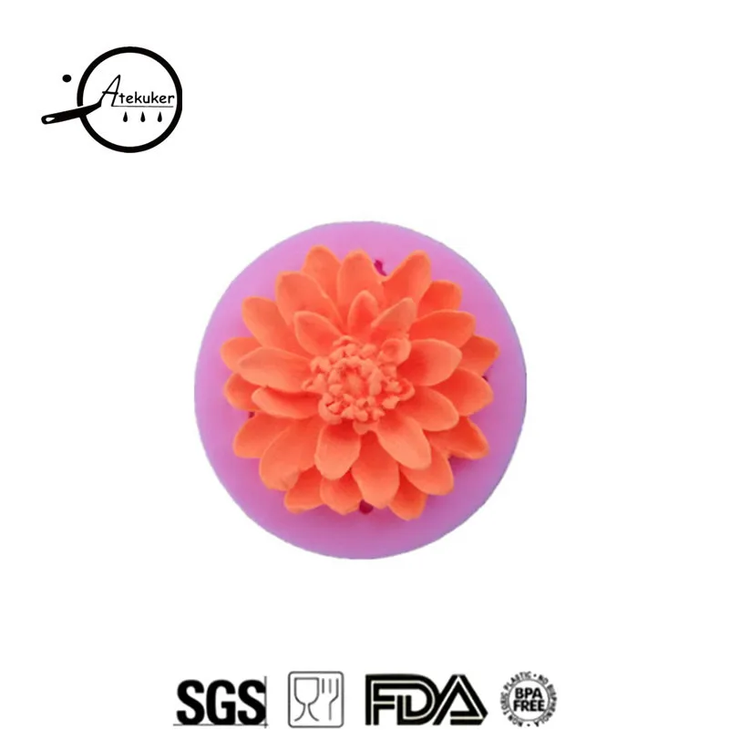 

Atekuker 3D Silicone Molds For Fondant Cake Decorating Tools Silicone Forms For Clay Fimo Sugarcraft Moulds