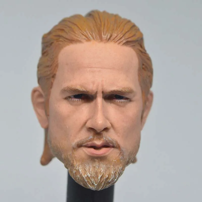 Коллекция 1/6 масштаб Мужская голова Scuplt модель Сыны Анархии Charlie Hunnam резная для 12