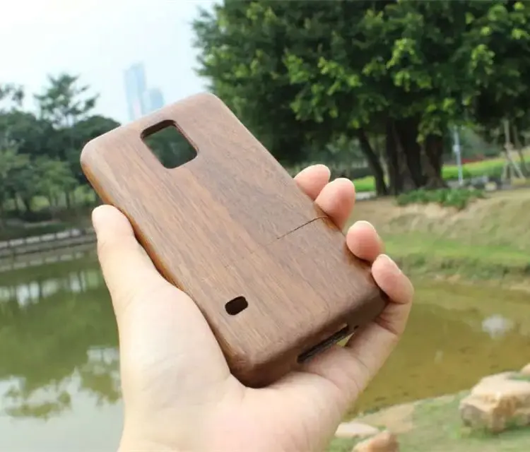 Real Natural Wood Bamboo Phone Case for Samsung Galaxy S5 mini Removable Back Cover Free Shipping |