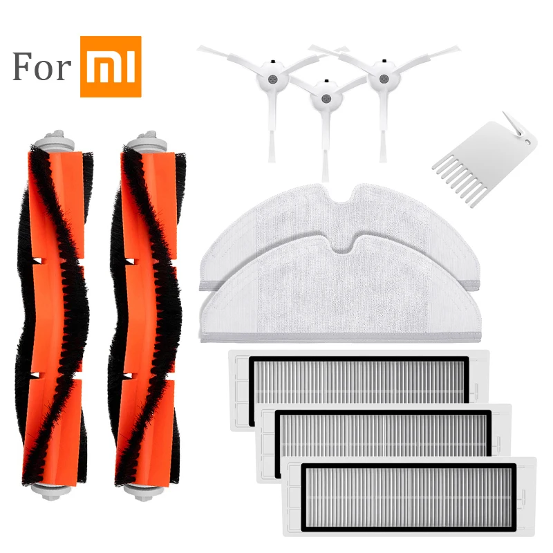 

For Xiaomi Roborock S50 S51 S5 S55 Robot Vacuum Cleaner 2 Spare Parts Kits Mopping Cloth Dry Wet Mopping Water Tank Filter