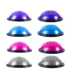 58 см Высокое качество йога мяч баланс тела половина мяч Фитнес мяч тренажерный мяч спорт Fitball Proof