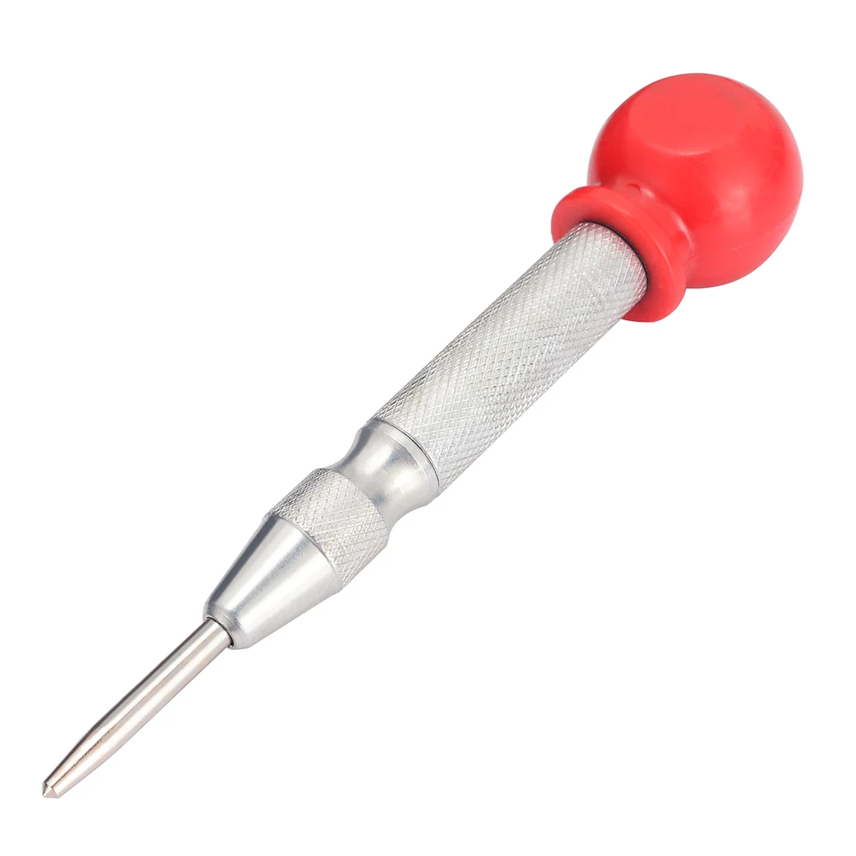 1pc 5inch Automatic Center Punch Adjustable Spring Loaded Locater With Protective Sleeve Marking Drilling Tool