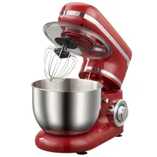 1200W 4L Stainless Steel Bowl 6-speed Kitchen Food Stand Mixer Cream Egg Whisk Blender Cake Dough Bread Mixer Maker Machine 800w multifunctional electric dough mixer eggs blender 4 2l kitchen stand food milkshake cake dough maker kneading machine 220v