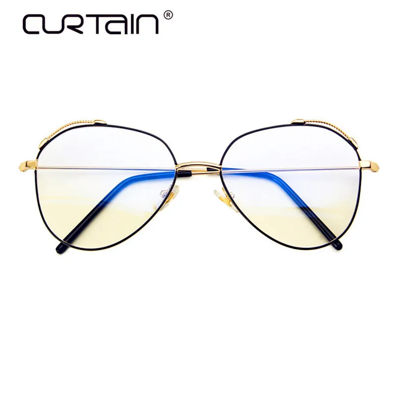 

CURTAIN Retro Vintage Ultralight Reading Eye Glasses Women Men Unisex Clear Lens Female Male Classic Full Frame Flat Eyeglasses